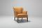 Moderne skandinavische Bergere Stühle aus Leder, 1960er, 2er Set 9