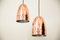 Copper Pendants by J.T Kalmar, 1950s, Set of 2 3