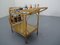 Italian Bamboo & Rattan Serving Bar Cart, 1950s 25