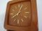 Teak Wall Clock from Danclock, 1960s, Image 4