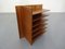 Danish Teak Magazine or Vinyl Rack, 1960s 1