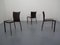 Esszimmerstühle mit Lederbezug von Gino Carollo für DRAENERT, 2007, 3er Set 2