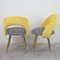 Vintage French Side Chairs, 1950s, Set of 2, Image 4