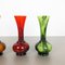 Vintage Pop Art Italian Vases from Opaline Florence, 1970s, Set of 4 10