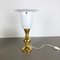 Lampada da tavolo in vetro dorato di Uno & Östen Kristiansson per Luxus, anni '70, Immagine 13