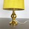 Goldene Tischlampe aus Glas von Uno & Östen Kristiansson für Luxus, 1970er 14