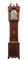 Horloge de Parquet Antique en Acajou Marqueté de William Underwood de London 2