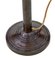 Lampada da tavolo in bronzo con paralume in vetro smerigliato, anni '60, Immagine 2
