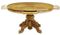 Antique Swedish Birch Carved Drum Adjustable Center Table 1