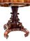 Antique Danish Flame Mahogany Center Table, Image 1