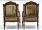 19th Century French Carved Walnut Tapestry Armchairs, Set of 2 9