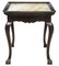 Mesa estilo Chippendale de roble y ónix del siglo XIX, Imagen 5