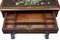 Antique Rosewood Painted Slate Top Regency Side Table, Image 4