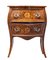 19th Century Walnut Inlaid Maltese Commode 1