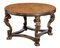 Mid-Century Carved Burr Birch Coffee Table, 1950s, Image 3