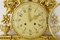 Orologio da parete Mid-Century dorato di Westerstrand Urfabrik AB, Immagine 2