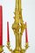 Lampadario Ormolu antico dorato ad otto braccia, Francia, Immagine 5