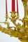 Antique French Gilded Ormolu 8 Arm Chandelier, Image 4