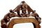 Late 19th-Century Black Forest Carved Oak Vanity Mirror, Image 3