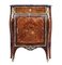 Late 19th-Century French Inlaid Walnut Cabinet 1