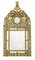 Antique Gilt Carved Wood Cushion Mirror, Image 1