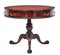 American Imperial Mahogany Drum Table from Imperial Furniture, 1960s, Image 1