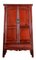 Large Antique Chinese Red Lacquer Cabinet, Image 1