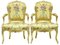 Antique Louis XV French Gilt Fauteuil Armchairs from Michard, Set of 2 8