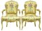 Antique Louis XV French Gilt Fauteuil Armchairs from Michard, Set of 2, Image 8