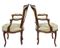Antique French Walnut Armchairs, Set of 2 3