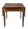 Antique Victorian Oak Drop-Leaf Table with Drawer, Image 1