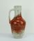 Vintage Red & Grey Floor Vase by Fridegart Glatzle for Karlsruher Majolika, Image 1