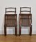 Antique Walnut Folding Side Chairs, 1870s, Set of 2 5