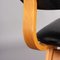 Dutch Plywood and Leatherette Chairs, 1970s, Set of 2, Image 5