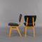 Dutch Plywood and Leatherette Chairs, 1970s, Set of 2 2