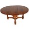 Round Antique Walnut Extendable Table from Ebanisteria di Bassano, 1800s 3