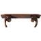 Art Deco Carved Walnut Console Table, 1920s, Image 2