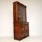 Antique Arts and Crafts Walnut Secretaire Bookcase 8