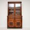 Antique Arts and Crafts Walnut Secretaire Bookcase, Image 6