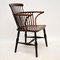Antiker Windsor Chair aus windfarbenem Holzspan 6