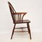 Fauteuil Windsor Antique avec Forme de Roue en Orme dans le Dossier 6