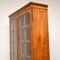 Antique Figured Walnut Two Section Bookcase, Image 11