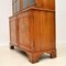 Antique Figured Walnut Two Section Bookcase 12
