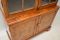Antique Figured Walnut Two Section Bookcase 5