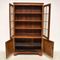 Antique Figured Walnut Two Section Bookcase, Image 8