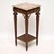 Antique French Marble Top Side Table Stand 1