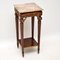 Antique French Marble Top Side Table Stand, Image 2