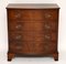 Vintage Georgian Style Mahogany Bow Front Chest of Drawers 1