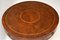 Vintage Mahogany Leather Top Drum Table 3