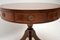 Vintage Mahogany Leather Top Drum Table 6